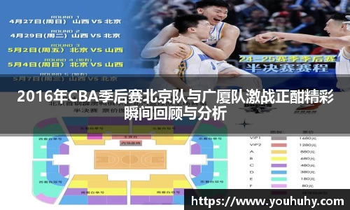 2016年CBA季后赛北京队与广厦队激战正酣精彩瞬间回顾与分析